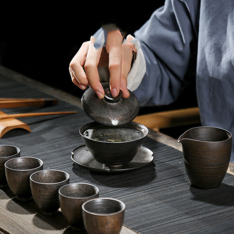 Ceramic Brewing Cup Kung Fu Tea Set - Grand Goldman