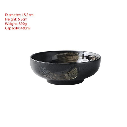 Ceramic Creative Tableware Household Rice Bowl - Grand Goldman