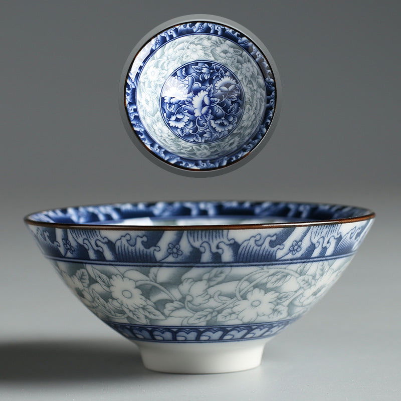 Ceramic Cup Bamboo Hat Tea Large Kung Fu Tea Set Tea Cup Tea Cup Cup - Grand Goldman