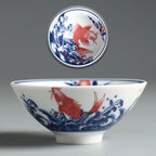 Ceramic Cup Bamboo Hat Tea Large Kung Fu Tea Set Tea Cup Tea Cup Cup - Grand Goldman