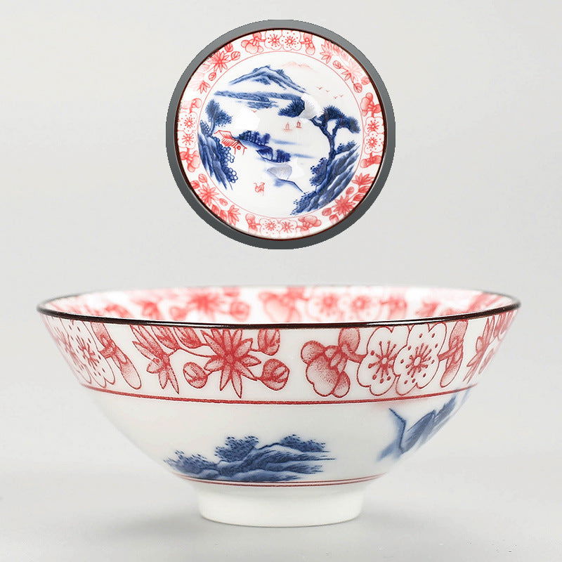 Ceramic Cup Bamboo Hat Tea Large Kung Fu Tea Set Tea Cup Tea Cup Cup - Grand Goldman