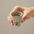 Ceramic Cup Panda Tea Set Household Chinese Style Lovely Single Cup Hostess Cup - Grand Goldman