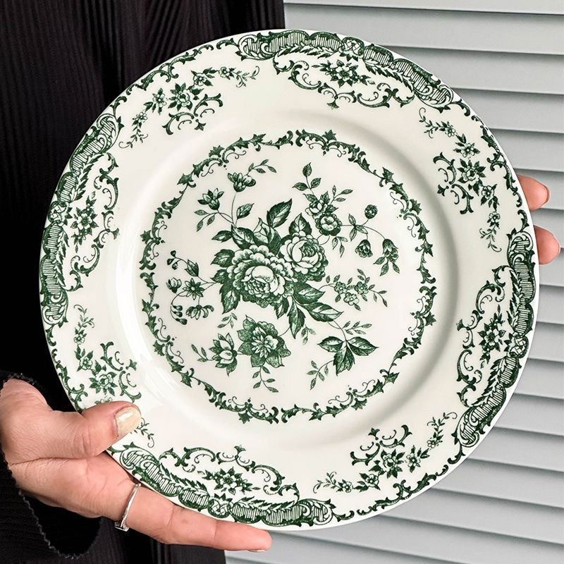 Ceramic Dinner Plate Household Dish - Grand Goldman