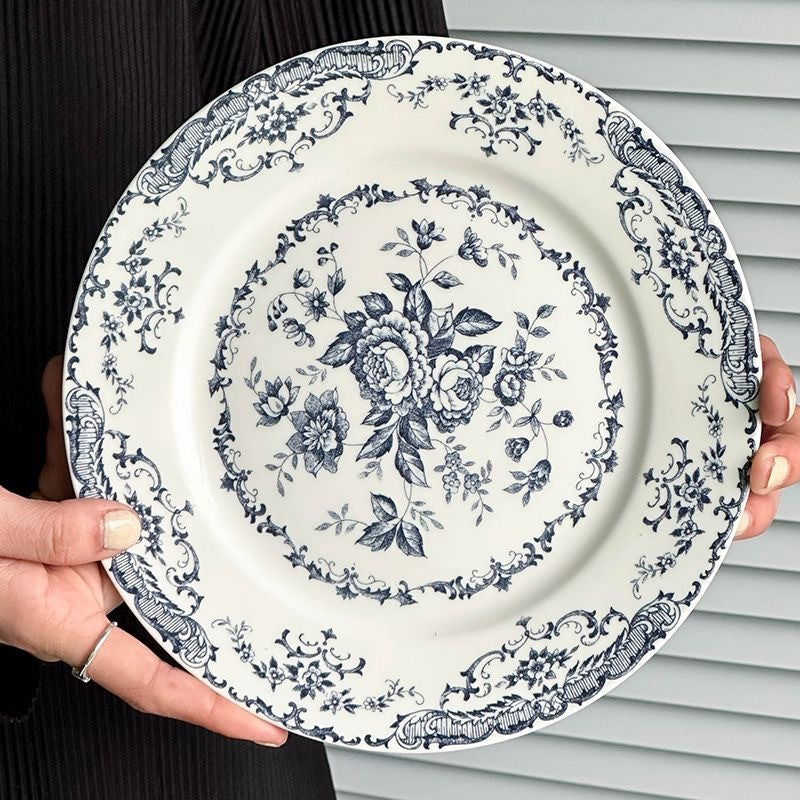 Ceramic Dinner Plate Household Dish - Grand Goldman