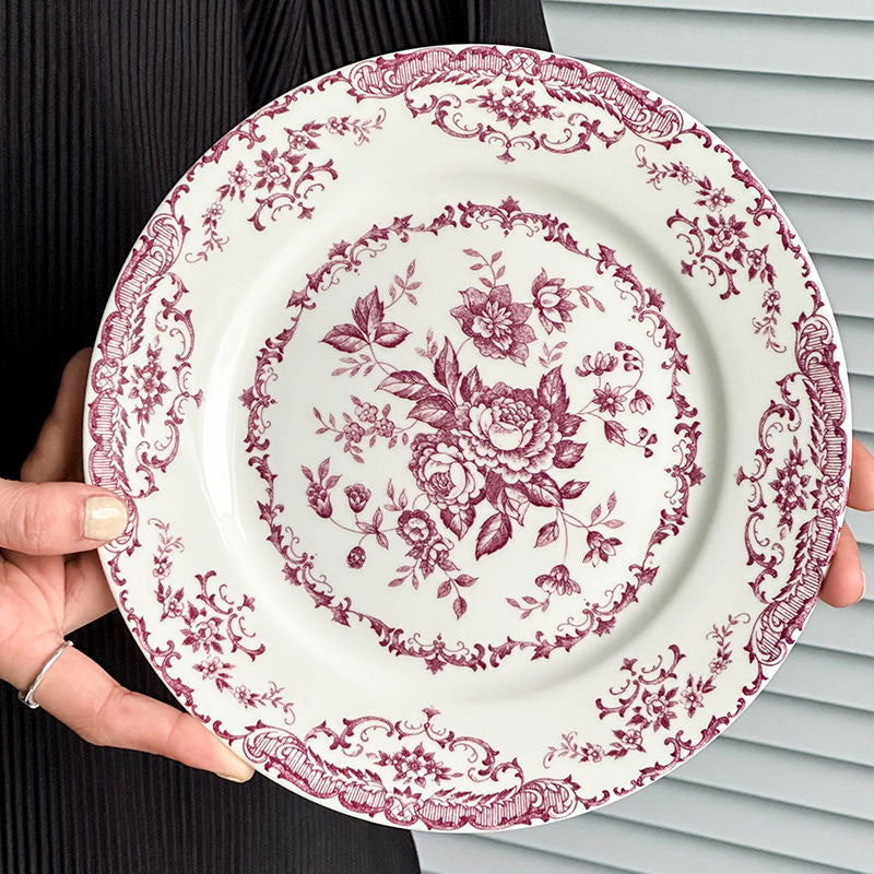 Ceramic Dinner Plate Household Dish - Grand Goldman