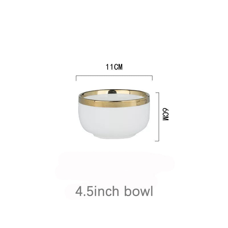 Ceramic Dishes And Tableware Nordic Ins Style Plate Set - Grand Goldman