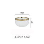 Ceramic Dishes And Tableware Nordic Ins Style Plate Set - Grand Goldman