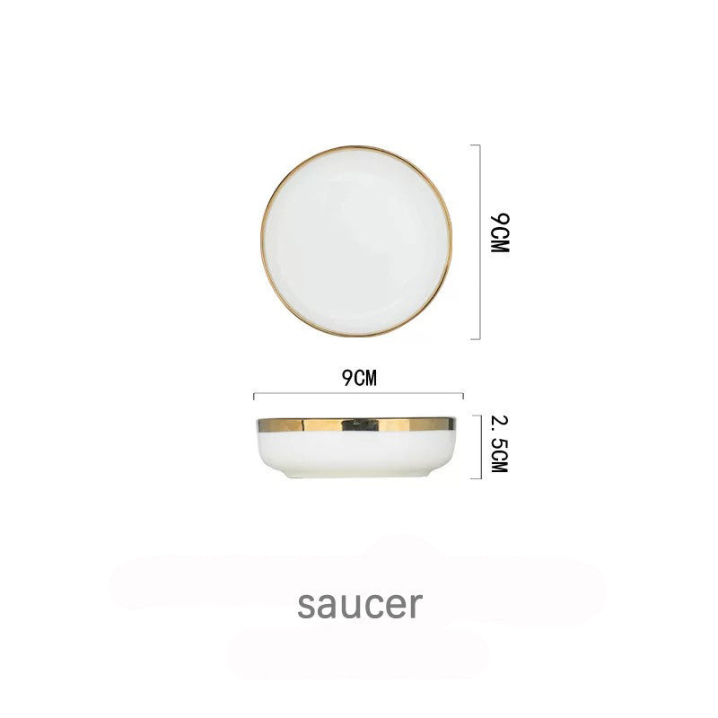 Ceramic Dishes And Tableware Nordic Ins Style Plate Set - Grand Goldman