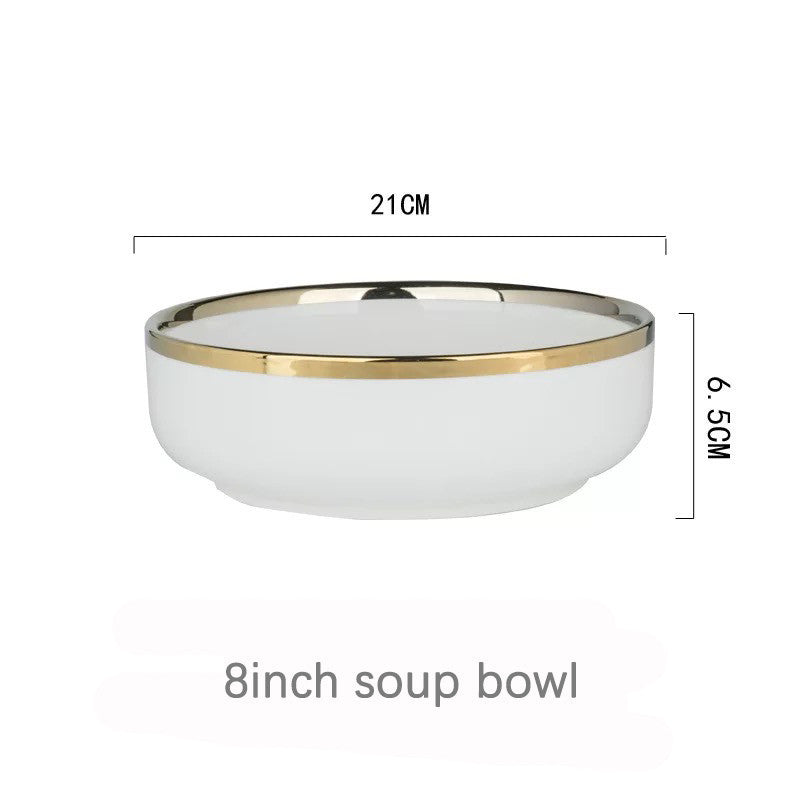 Ceramic Dishes And Tableware Nordic Ins Style Plate Set - Grand Goldman