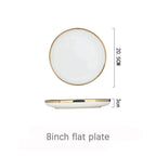 Ceramic Dishes And Tableware Nordic Ins Style Plate Set - Grand Goldman