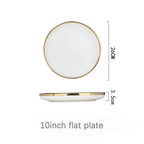 Ceramic Dishes And Tableware Nordic Ins Style Plate Set - Grand Goldman