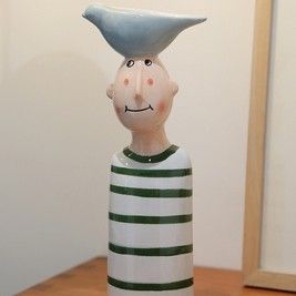 Ceramic Funny Dry Flower Vase Ornaments - Grand Goldman