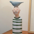 Ceramic Funny Dry Flower Vase Ornaments - Grand Goldman