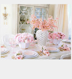 Ceramic Ginger Jar Handmade Hollow Out Retro General Jar Porcelain Storage Tank Art Decorative Tank Vase Home Decoration - Grand Goldman