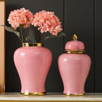 Ceramic Golden General Vase Flower Insert - Grand Goldman