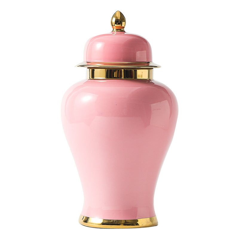 Ceramic Golden General Vase Flower Insert - Grand Goldman