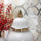 Ceramic Golden General Vase Flower Insert - Grand Goldman