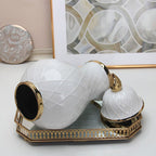 Ceramic Golden General Vase Flower Insert - Grand Goldman