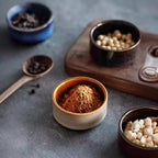 Ceramic Household Seasoning Plate Round Underglaze Japanese Restaurant Dipping Sauce Bowl - Grand Goldman