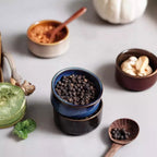 Ceramic Household Seasoning Plate Round Underglaze Japanese Restaurant Dipping Sauce Bowl - Grand Goldman