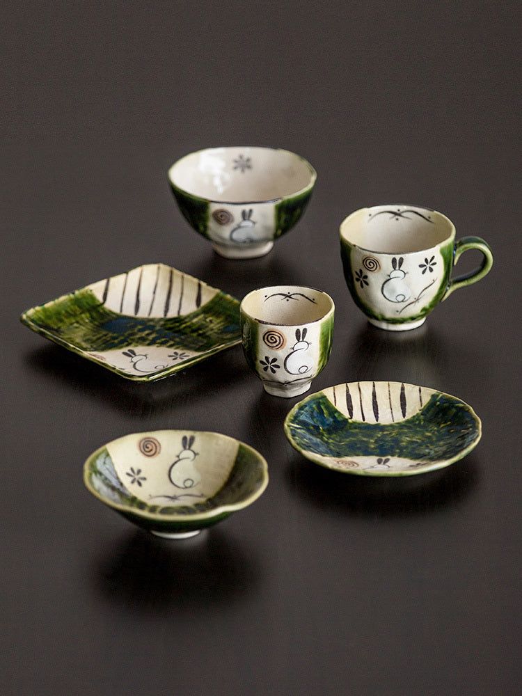 Ceramic Japanese Tableware Small And Cute Dish