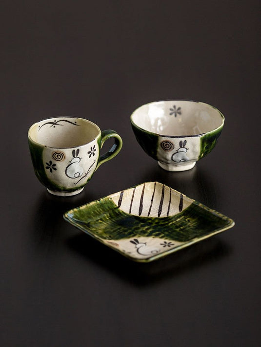 Ceramic Japanese Tableware Small And Cute Dish - Grand Goldman