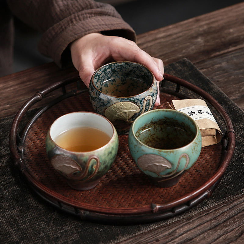 Ceramic Kung Fu Tea Cup - Grand Goldman