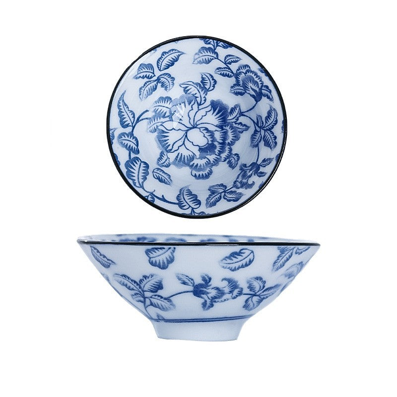 Ceramic Kung Fu Tea Cup Japanese Blue And White Porcelain - Grand Goldman