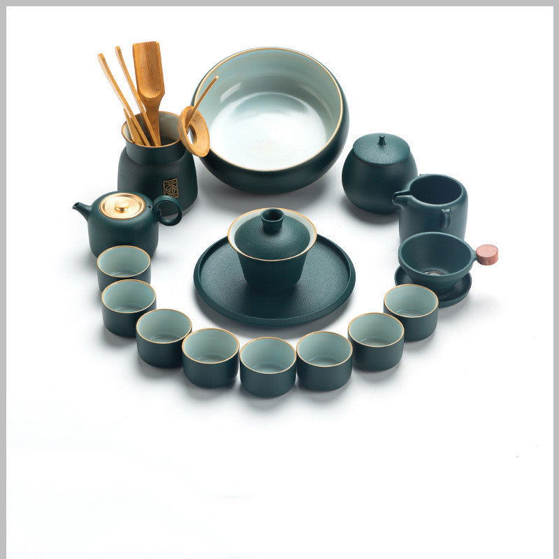 Ceramic Kung Fu Tea Set - Grand Goldman