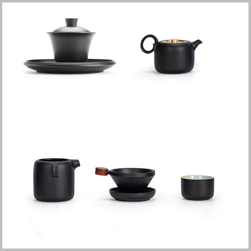 Ceramic Kung Fu Tea Set - Grand Goldman