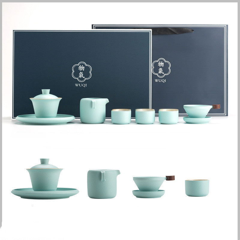 Ceramic Kung Fu Tea Set - Grand Goldman