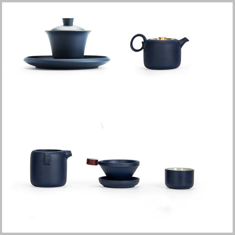 Ceramic Kung Fu Tea Set - Grand Goldman