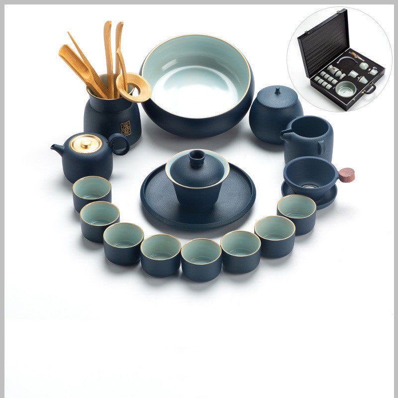 Ceramic Kung Fu Tea Set - Grand Goldman