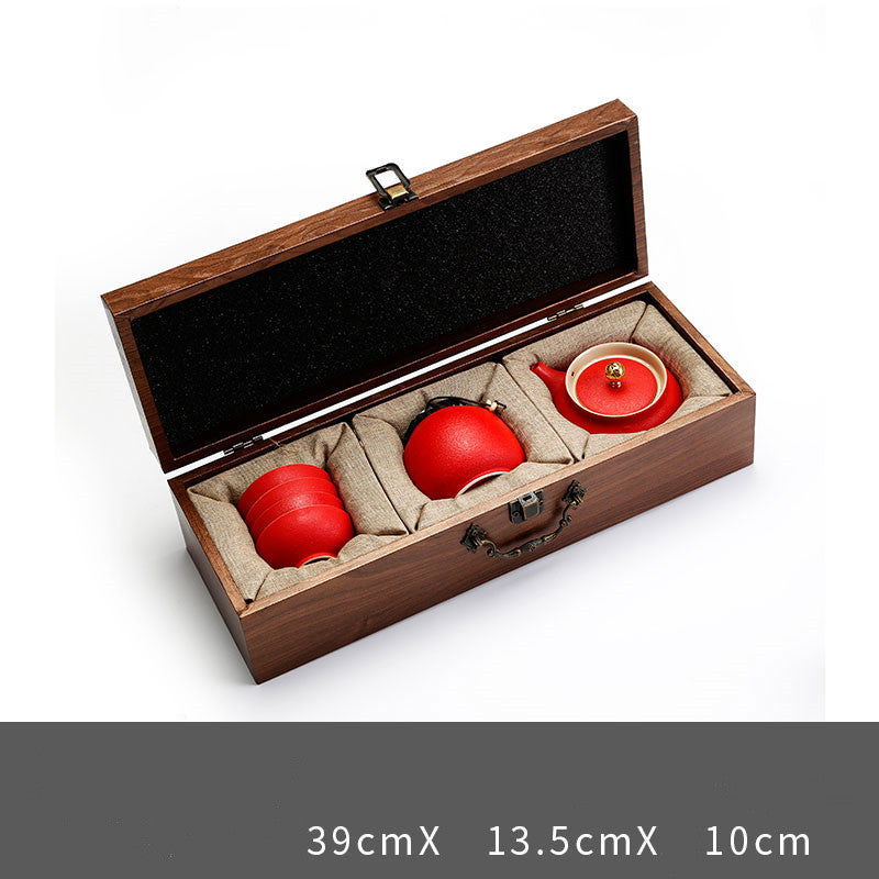 Ceramic Kung Fu Tea Set Gifts Gifts To Customers Souvenirs Opening Gifts - Grand Goldman