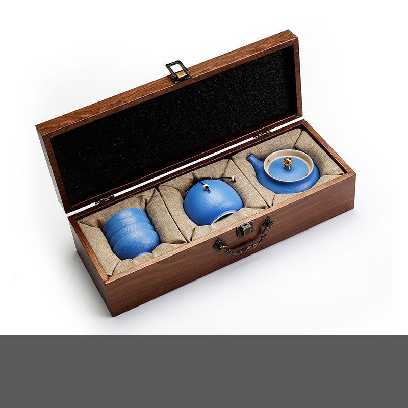 Ceramic Kung Fu Tea Set Gifts Gifts To Customers Souvenirs Opening Gifts - Grand Goldman