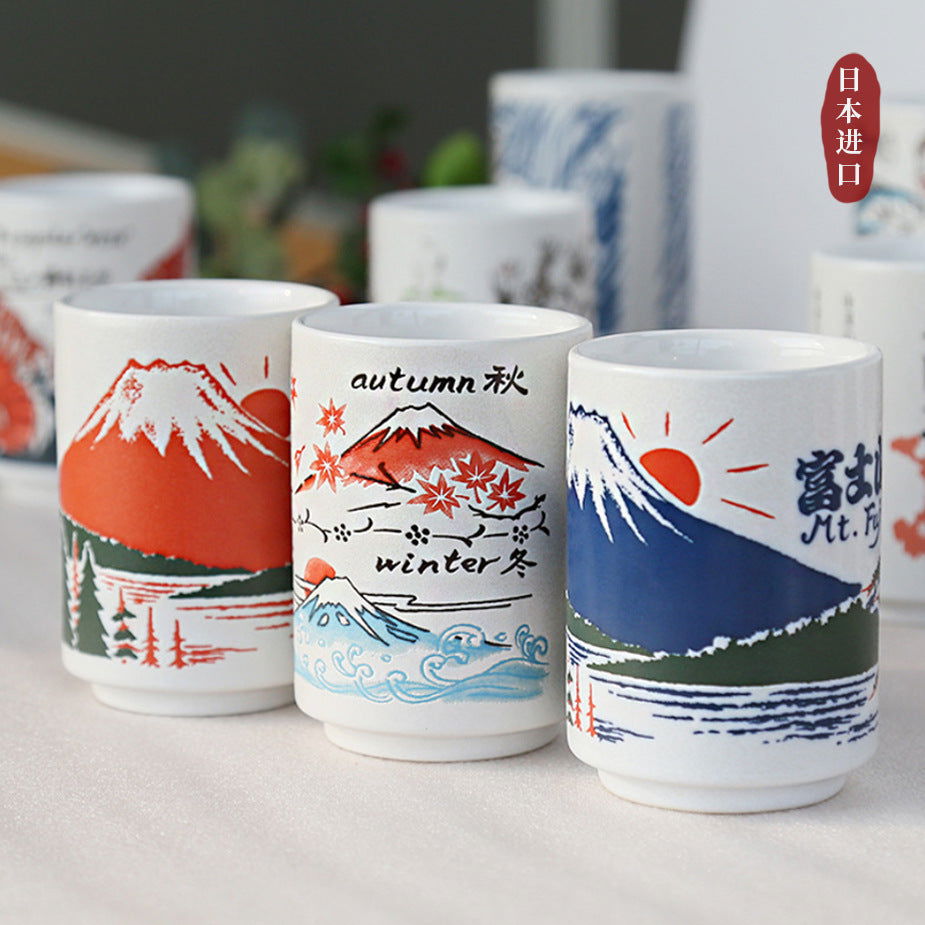 Ceramic Mug Imported From Japan Japanese Style Home Office Tea Cup Single Cup Sushi Cup Soup Bowl - Grand Goldman