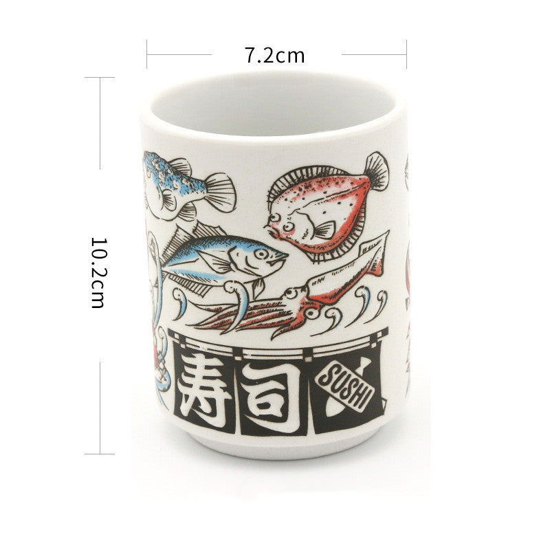 Ceramic Mug Imported From Japan Japanese Style Home Office Tea Cup Single Cup Sushi Cup Soup Bowl - Grand Goldman