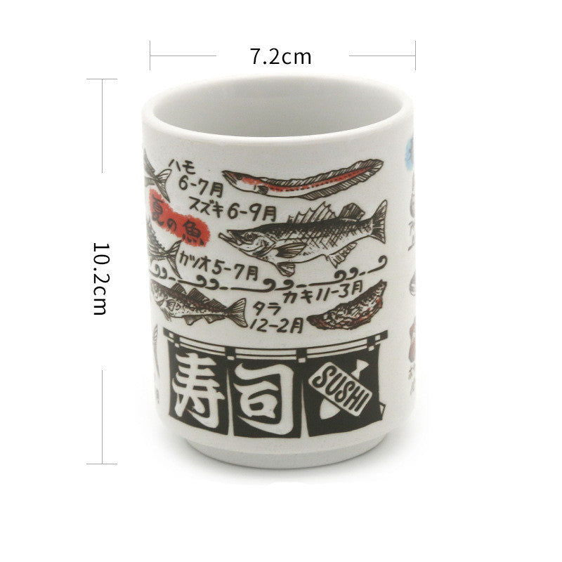 Ceramic Mug Imported From Japan Japanese Style Home Office Tea Cup Single Cup Sushi Cup Soup Bowl - Grand Goldman