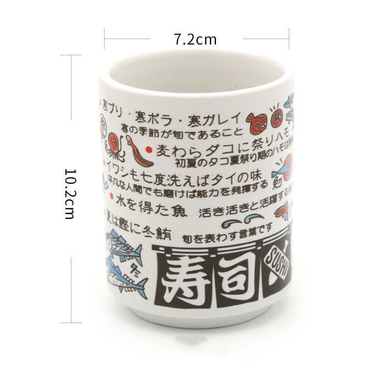 Ceramic Mug Imported From Japan Japanese Style Home Office Tea Cup Single Cup Sushi Cup Soup Bowl - Grand Goldman