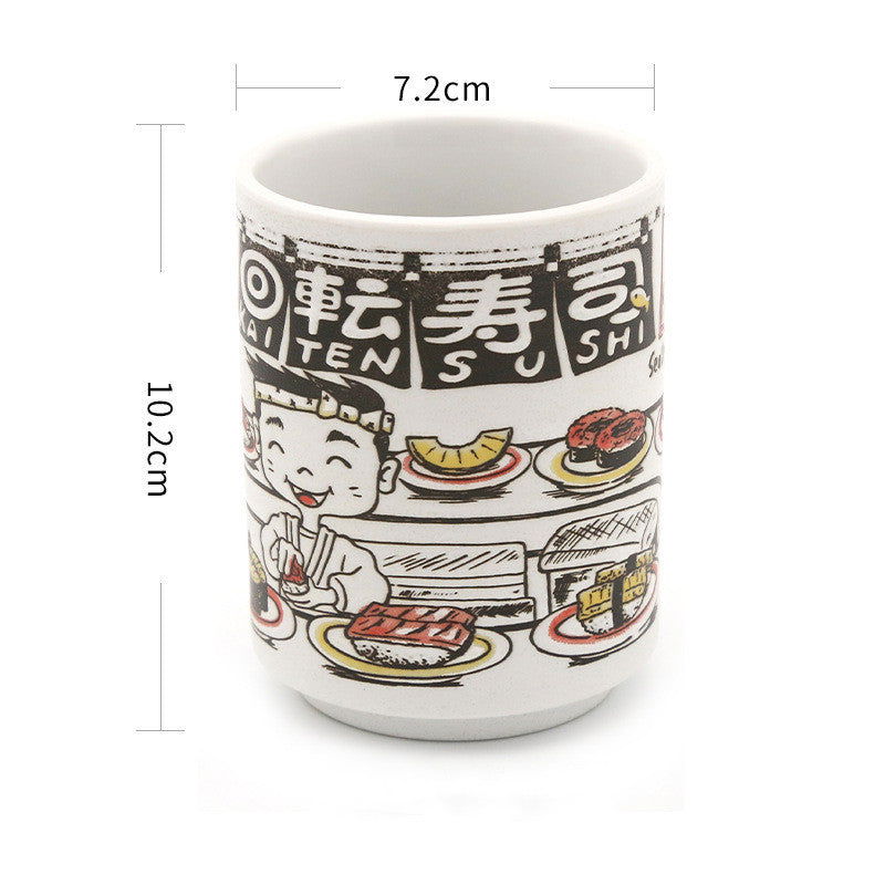 Ceramic Mug Imported From Japan Japanese Style Home Office Tea Cup Single Cup Sushi Cup Soup Bowl - Grand Goldman
