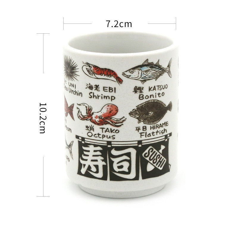 Ceramic Mug Imported From Japan Japanese Style Home Office Tea Cup Single Cup Sushi Cup Soup Bowl - Grand Goldman