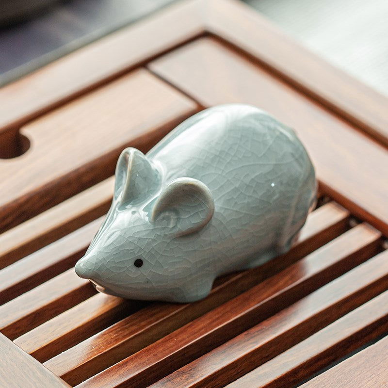 Ceramic Ornament Sliced Tea Pet Household Kung Fu - Grand Goldman