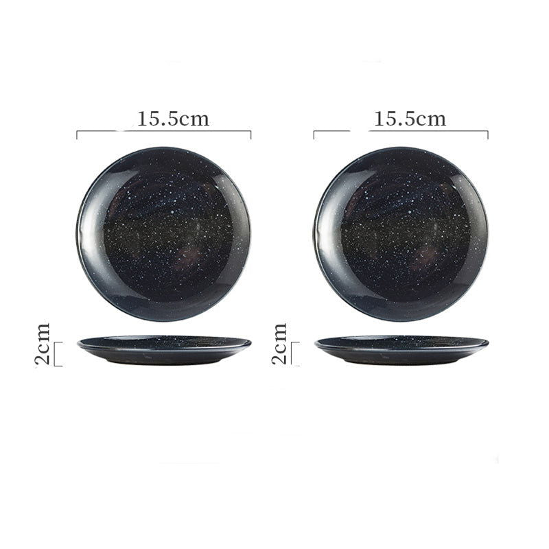 Ceramic Plate Bone Dish Home Set - Grand Goldman