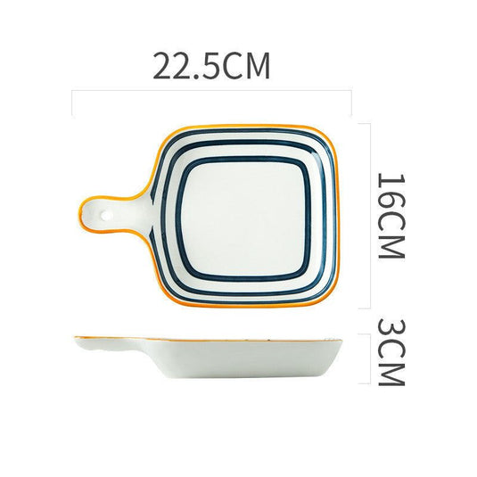 Ceramic Plate Creative Personality Plate Dish Plate - Grand Goldman