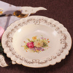 Ceramic Plate Home Creative Round Fruit Plate - Grand Goldman