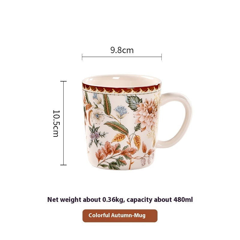 Ceramic Plate Retro Western Foodsteak Large Plate Dish Household Rectangular Plate - Grand Goldman