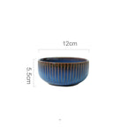 Ceramic Rice Bowl Noodle Bowl Household Salad Bowl Soup Bowl Instant Noodle Bowl Creative Gradient Color Breakfast Bowl - Grand Goldman