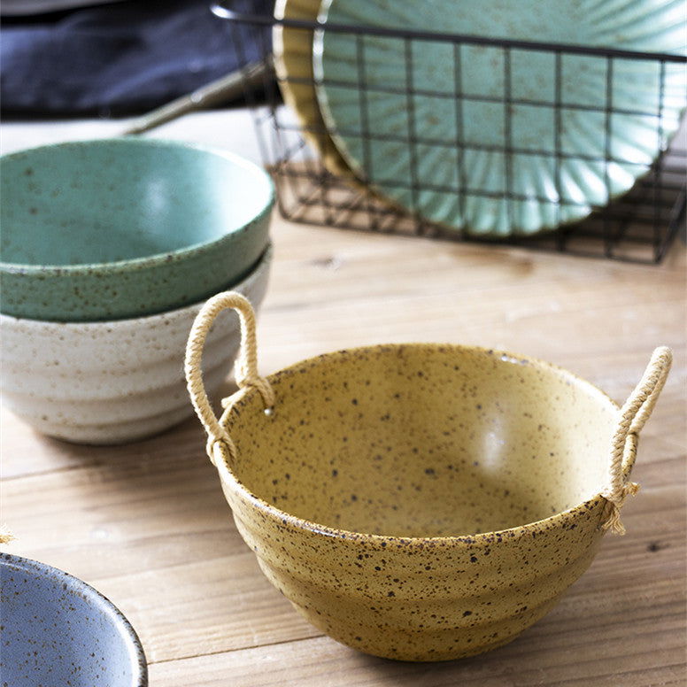 Ceramic Tableware Noodle Soup Dessert Bowl - Grand Goldman
