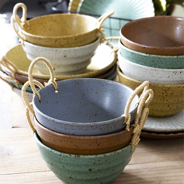 Ceramic Tableware Noodle Soup Dessert Bowl - Grand Goldman