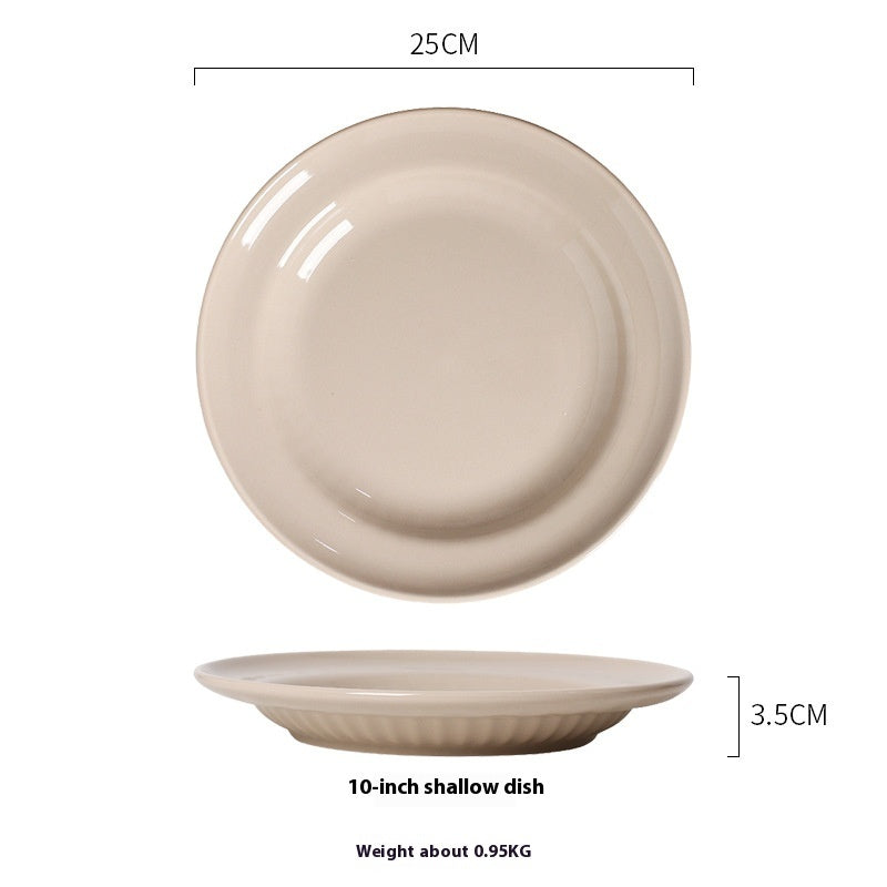 Ceramic Tableware Set Suit Dinner Food Plate - Grand Goldman